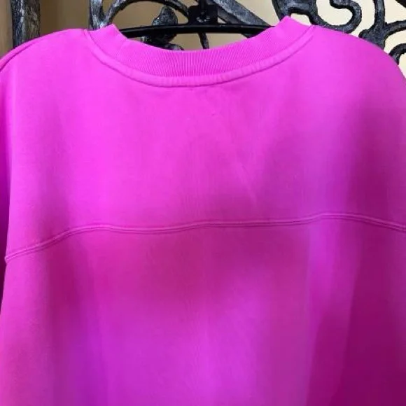 Hot Pink VintageSoft Sweatshirt from GAP. - Picture 11 of 13